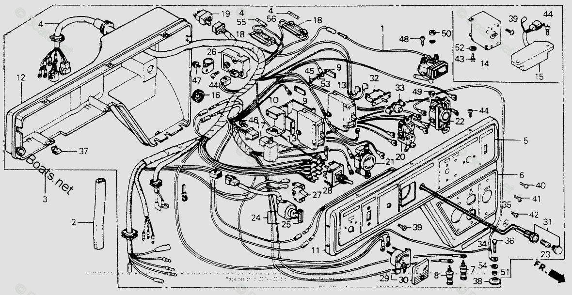 Honda Generators EMS4500 A VIN GE4001000001 OEM Parts Diagram for
