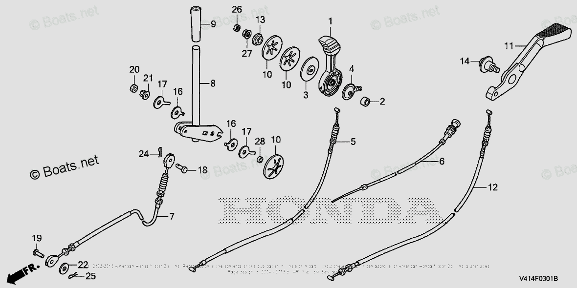 Honda Snow Blowers HSS1332A ATD VIN SAFA1000001 OEM Parts Diagram for
