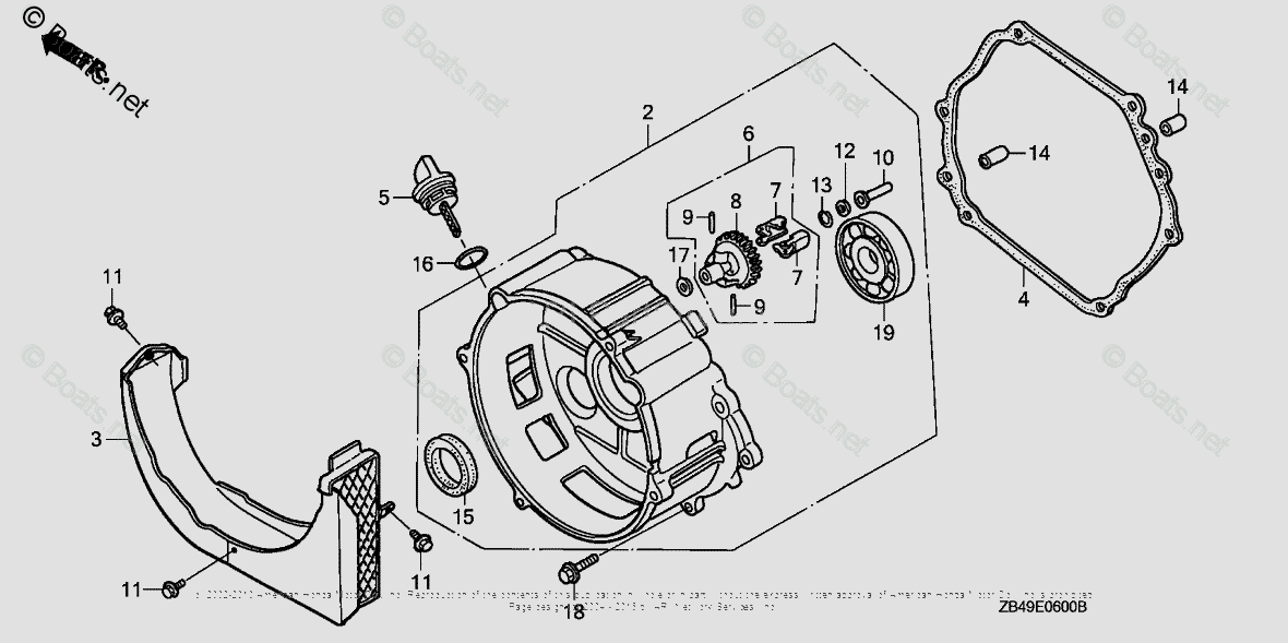 Honda Generators EB3500XK1 AG-A VIN# EA6-3100001 TO EA6-3114939 OEM ...