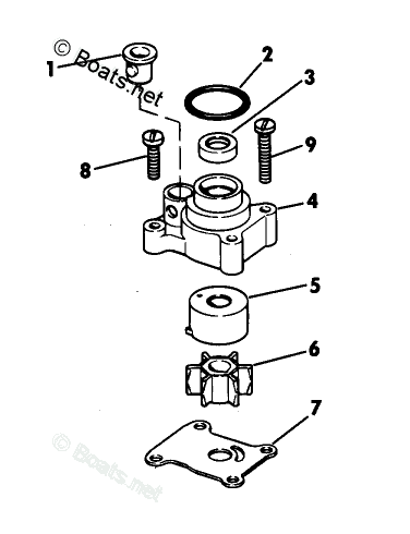 Johnson Rigging Parts & Accessories 1974 OEM Parts Diagram for CHROME ...