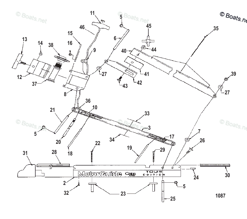 Trolling Motor Transom And Bow Mounts OEM Parts
