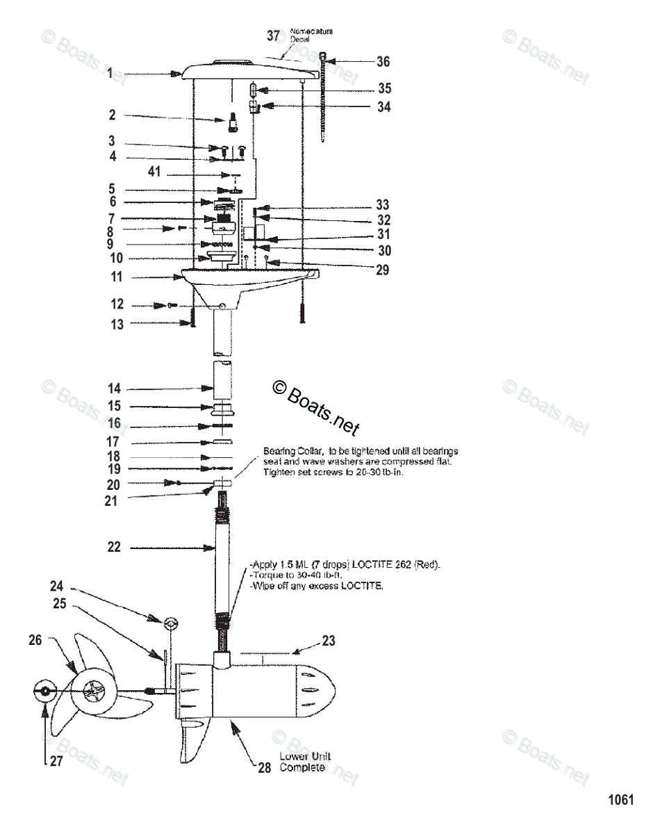 Motorguide Trolling Motor MotorGuide Tour Edition Series OEM Parts ...