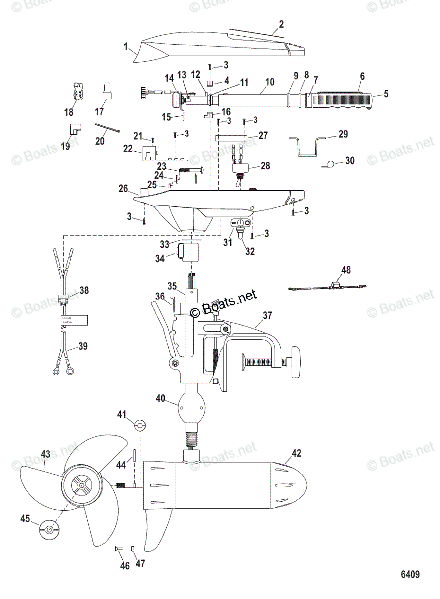 Trolling Motor Salt Water Series OEM Parts