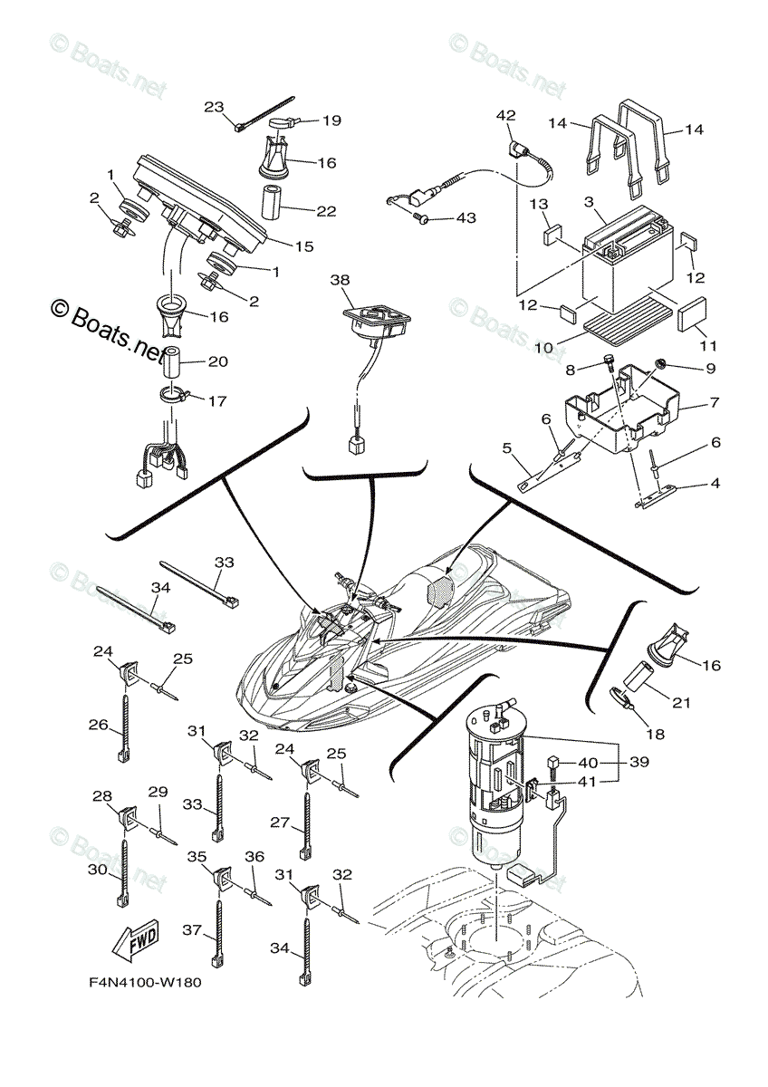 Yamaha Waverunner Parts Diagram Free Wiring Diagram CDE