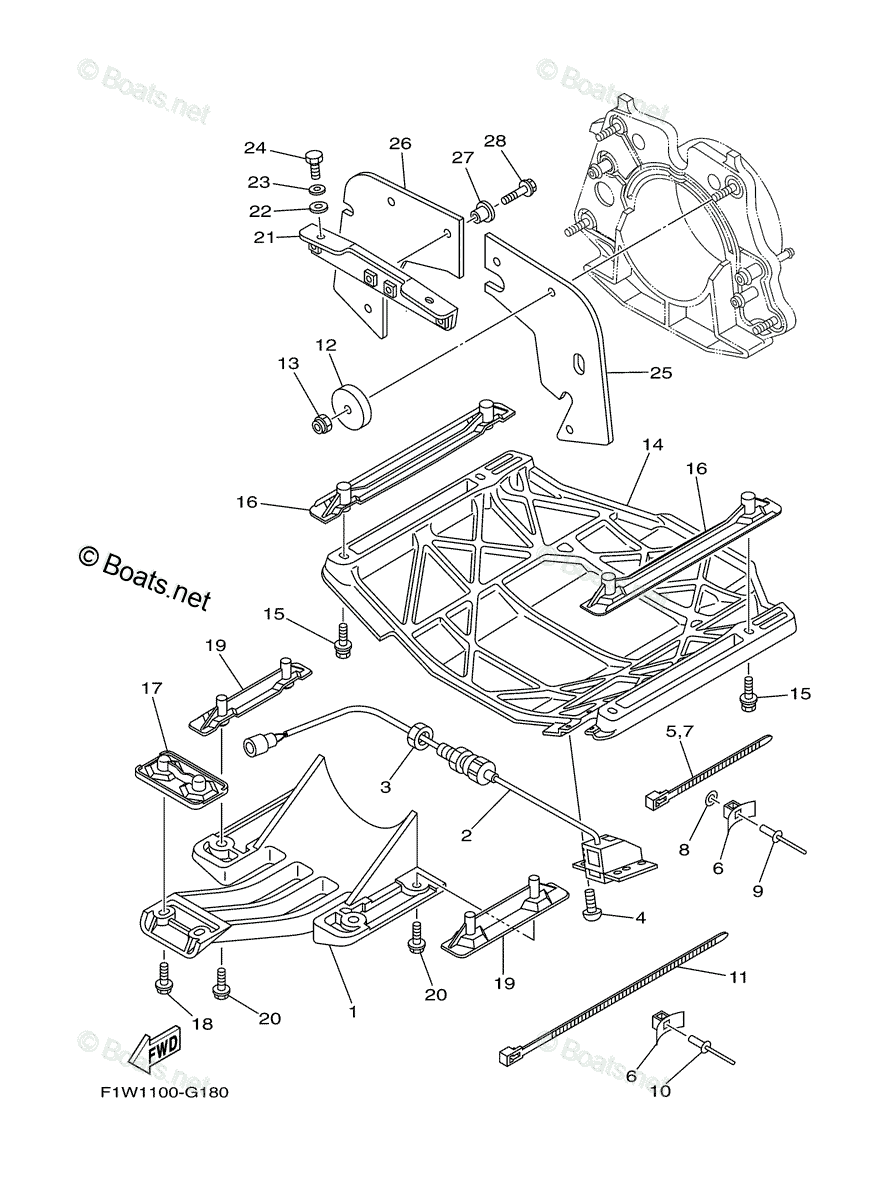 Yamaha Waverunner 2008 Oem Parts Diagram For Jet Unit 4