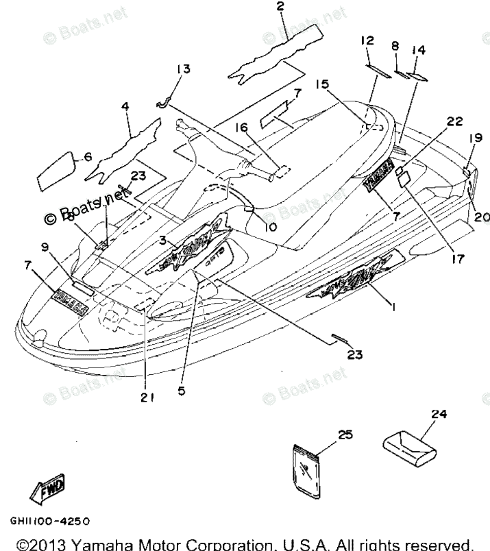 Yamaha Waverunner Parts Catalogue