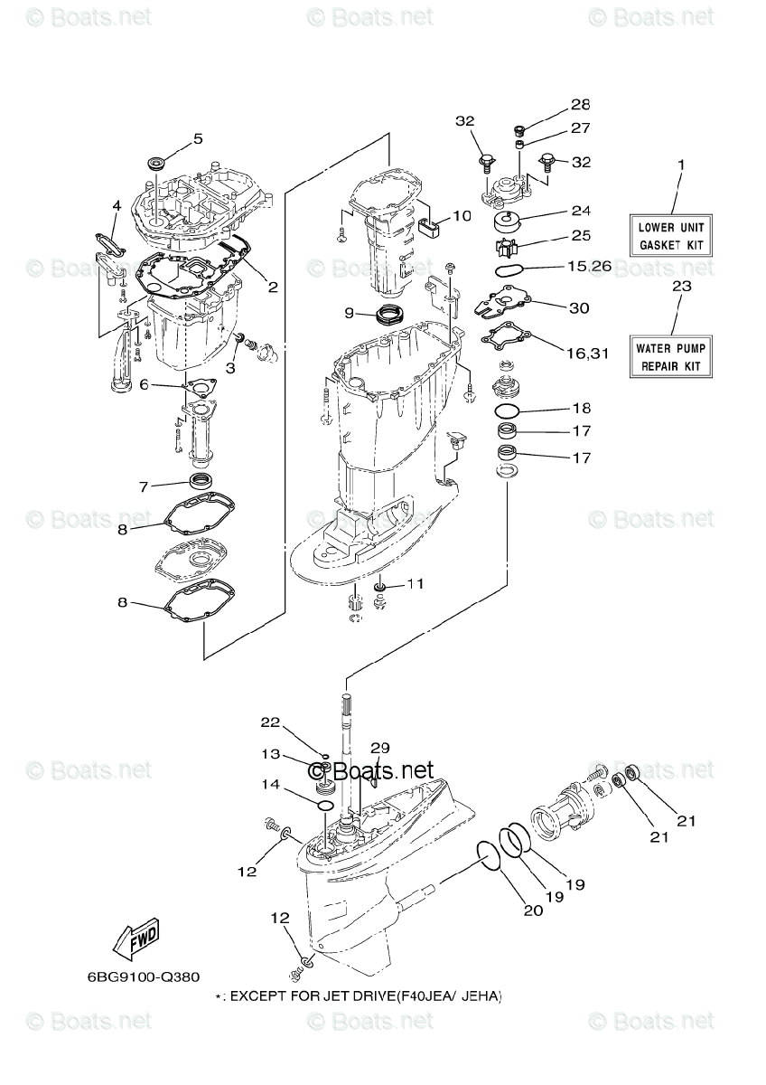 40 Hp Yamaha Outboard Motor Parts Diagram | Reviewmotors.co