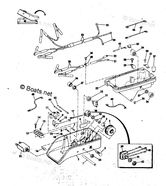 OMC Trolling Motor 24 Volt OEM Parts Diagram for Pedal Group Bow Mount ...