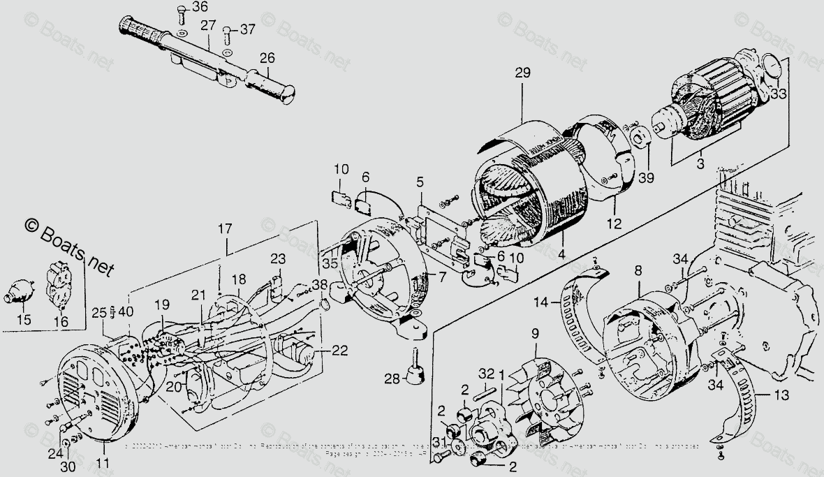 Honda Generators ER1500 A VIN# G41-1018501 TO G41-1071999 OEM Parts Diagram  for ER1500 CONTROL BOX + GENERATOR | Boats.net, image size:1180x683