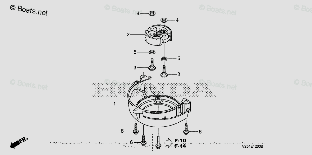 Honda Tiller Parts FG110 A VIN# FAAA-1000001 TO FAAA-1199999 OEM Parts
