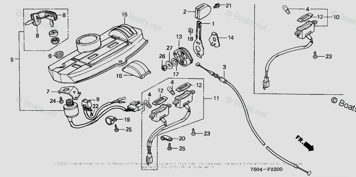 Honda Lawn Tractors HT3813 SA VIN HT38135000001 TO HT38135099999 OEM