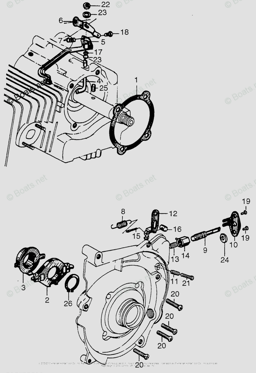 Honda Generators ER400 A VIN# GE300-1175814 TO GE300-2147285 OEM Parts ...