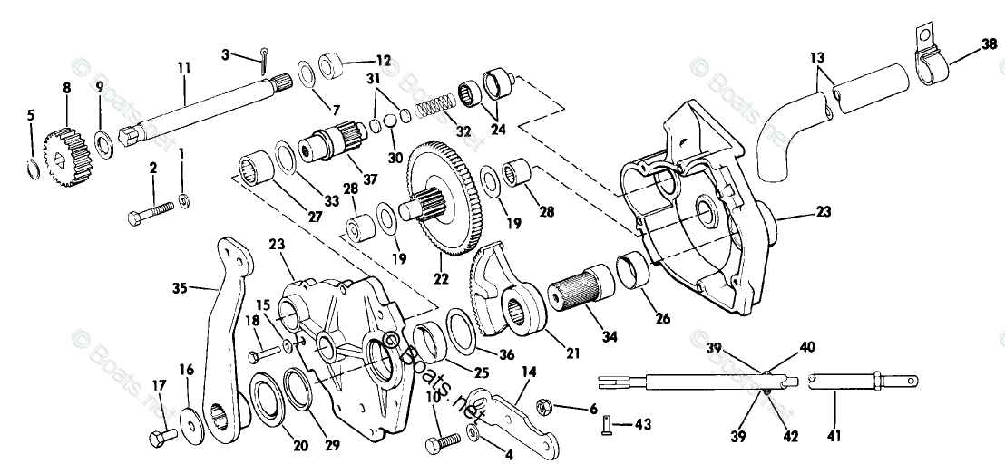 OMC Rigging Parts & Accessories 1984 OEM Parts Diagram for Power ...