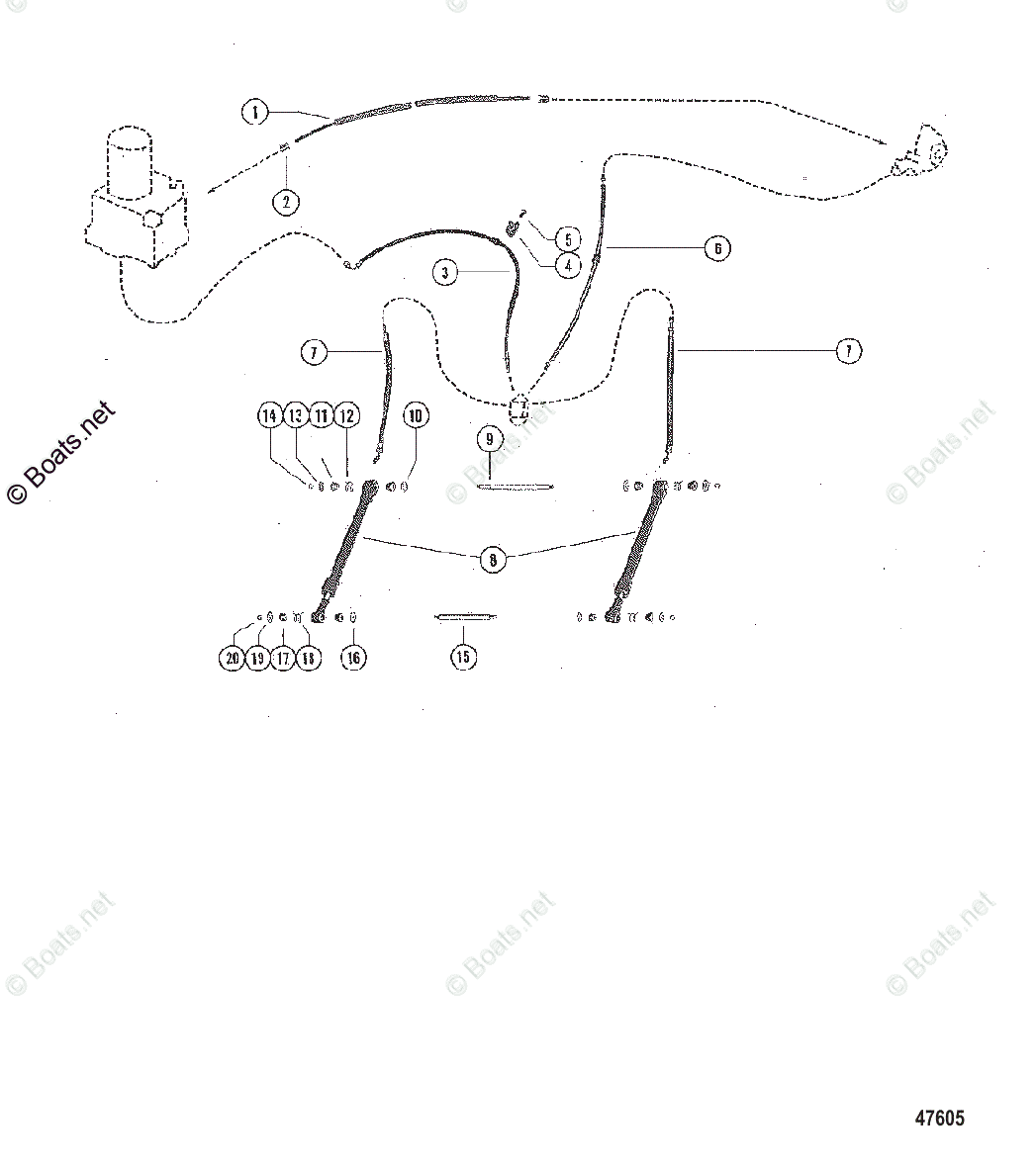 marierizmページ Mercruiser Sterndrive Outdrives OEM Parts Diagram for Trim
