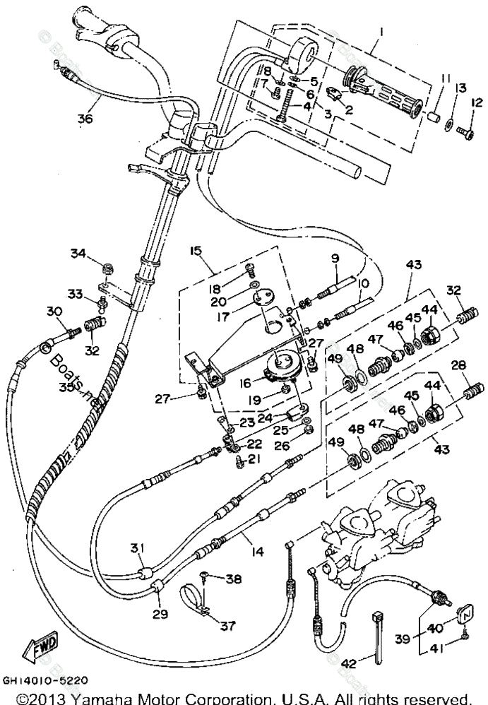 Yamaha Waverunner Parts Diagram - Free Wiring Diagram CDE