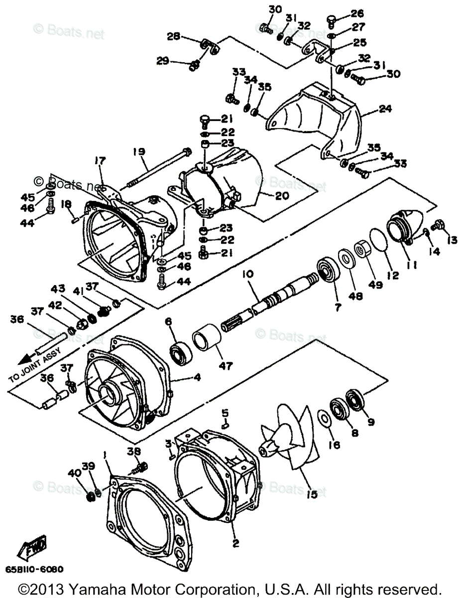 高い信頼 厚い信頼 Yamaha Boats.net | 1 Unit Jet for Diagram Parts OEM 1999 Boats 水上オートバイ用