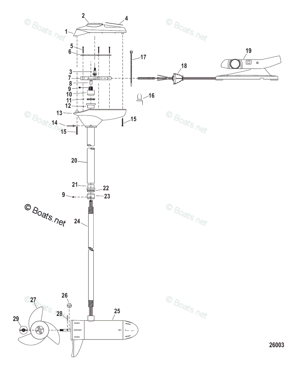 Mercury MotorGuide Trolling Motor Parts by Model & Series ...