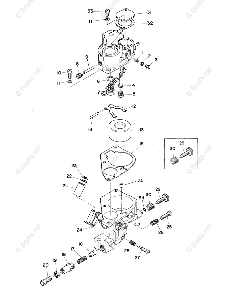 Mercury Mercury & Mariner Outboard Parts by HP & Liter 8HP OEM Parts