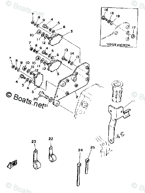 Yamaha Sterndrive Parts V8 5.0 ENGINE YEMS 1989 OEM Parts ...
