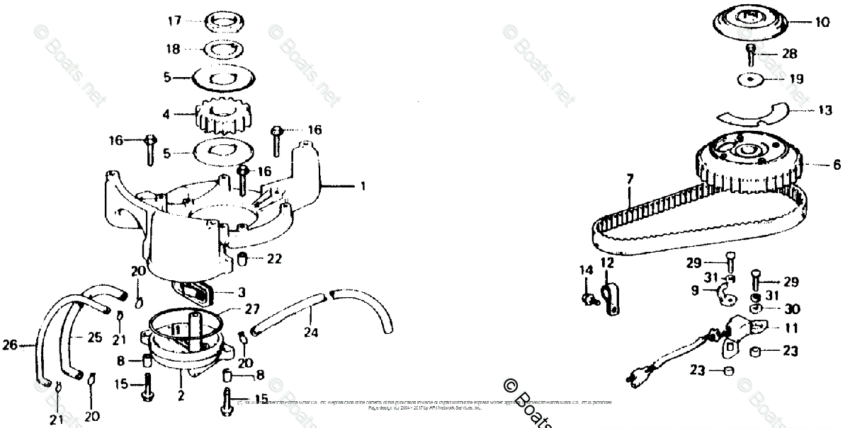 Honda Outboard Parts by Year Pre 1997 OEM Parts Diagram