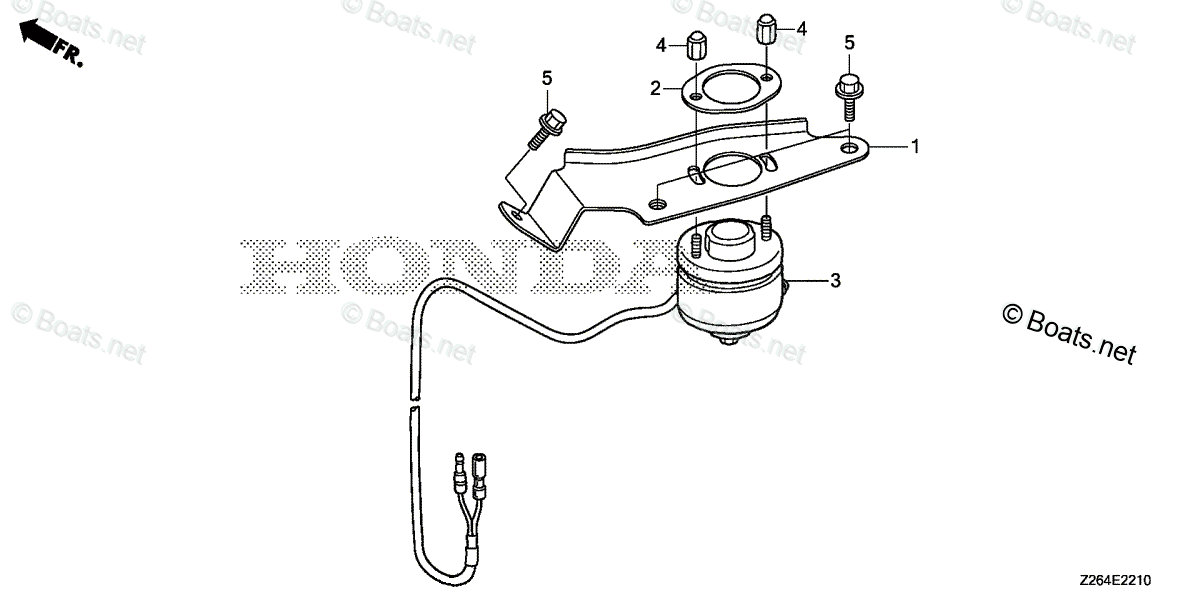 Honda Generators EB10000 AH1/A VIN EBVC1500001 OEM Parts Diagram for AUTO THROTTLE