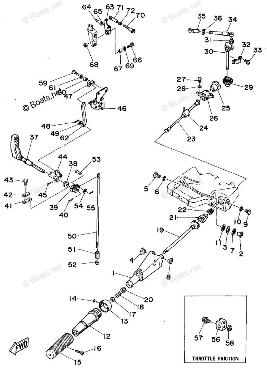 dh900 様 Yamaha Motorcycle 1994 OEM Parts Diagram for WATER PUMP