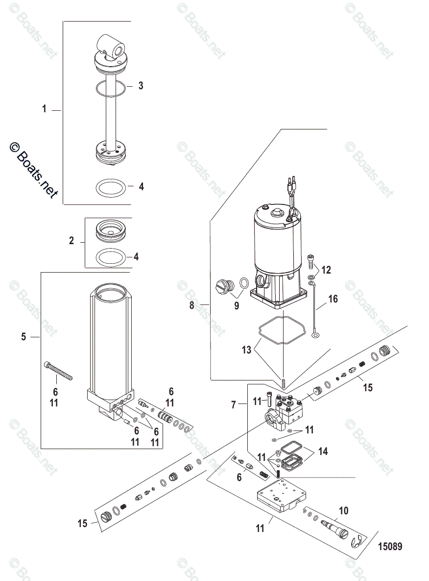 Force Rigging Parts & Accessories Trim - Tilt - Lift Systems ...