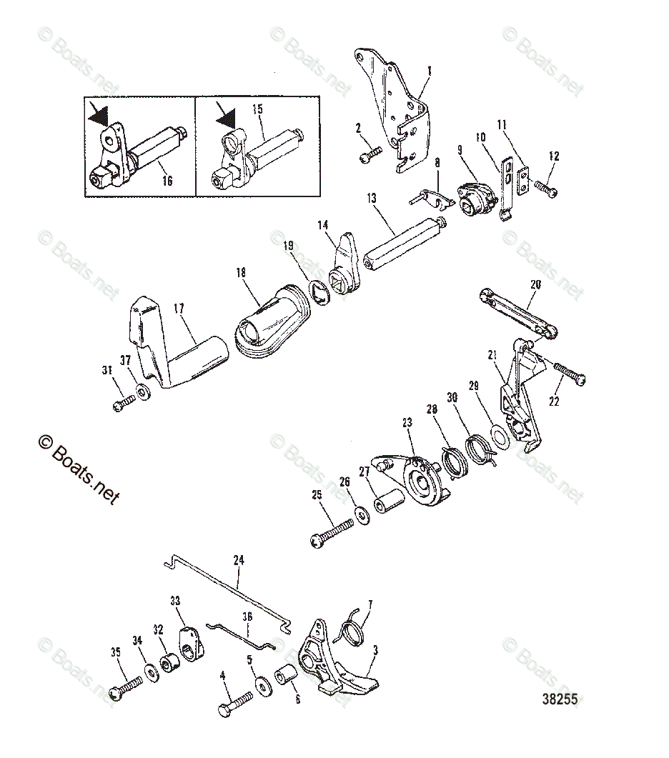 たぬき 希少 OEM 15HP Outboard Mercury Parts and Throttle for Diagram その他