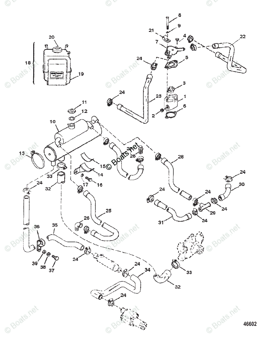 Mercruiser 470 Cooling System Diagram