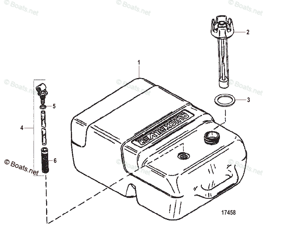 Mercury Rigging Parts & Accessories Fuel/Oil Tanks, Fuel Lines