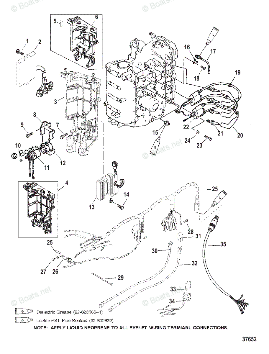 Mercury Mercury & Mariner Outboard Parts by HP & Liter 50HP OEM Parts