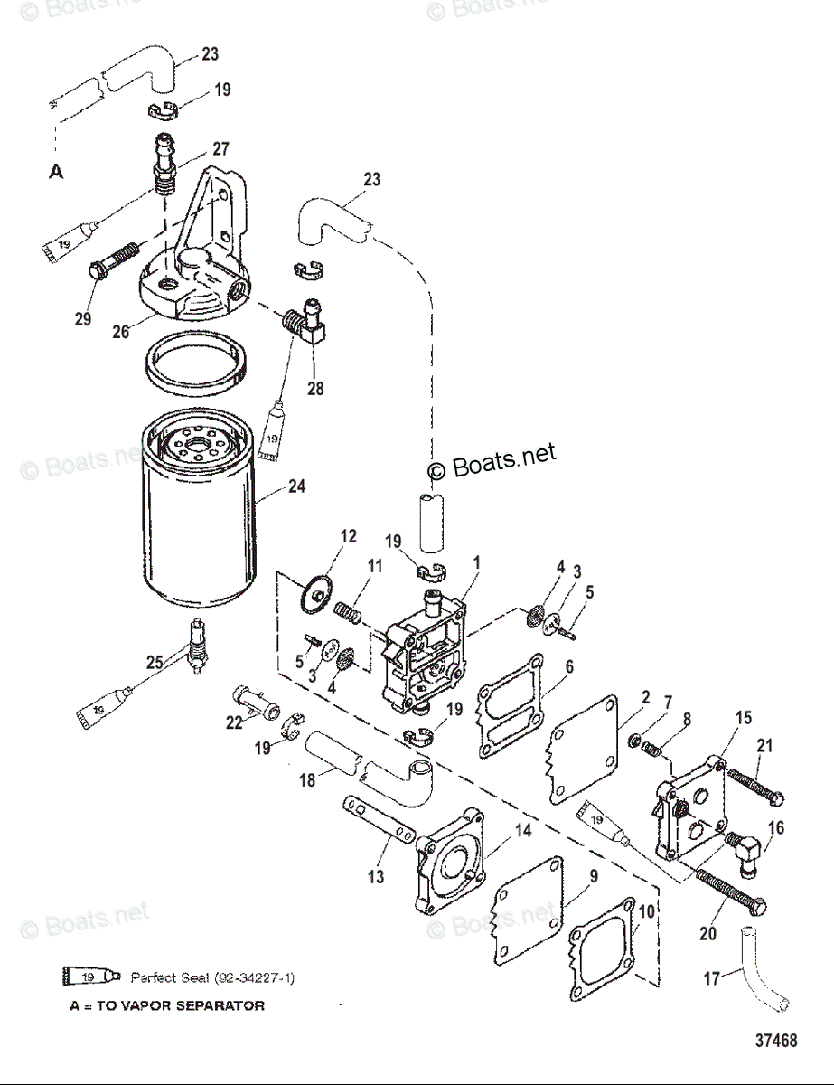 Mercury Mercury & Mariner Outboard Parts by HP & Liter 200HP OEM Parts