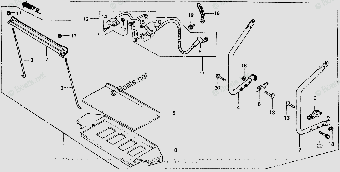 Honda Generators EMS4000 A VIN GE4001000001 OEM Parts Diagram for