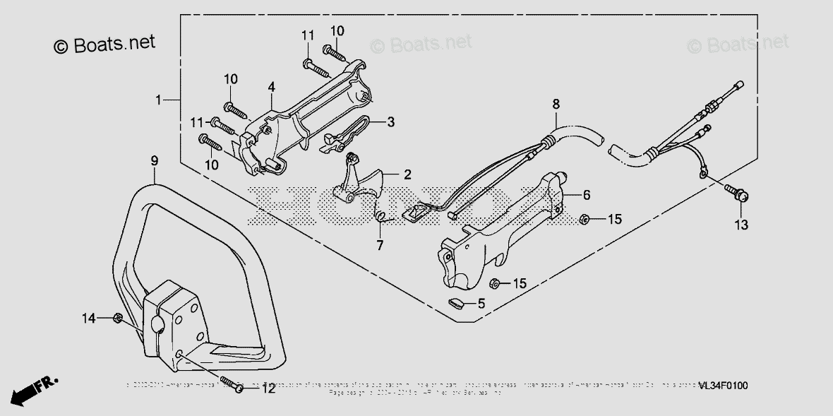 Honda Trimmer & Brush Cutters HHT35S LTAT VIN HAGA1000001 OEM Parts