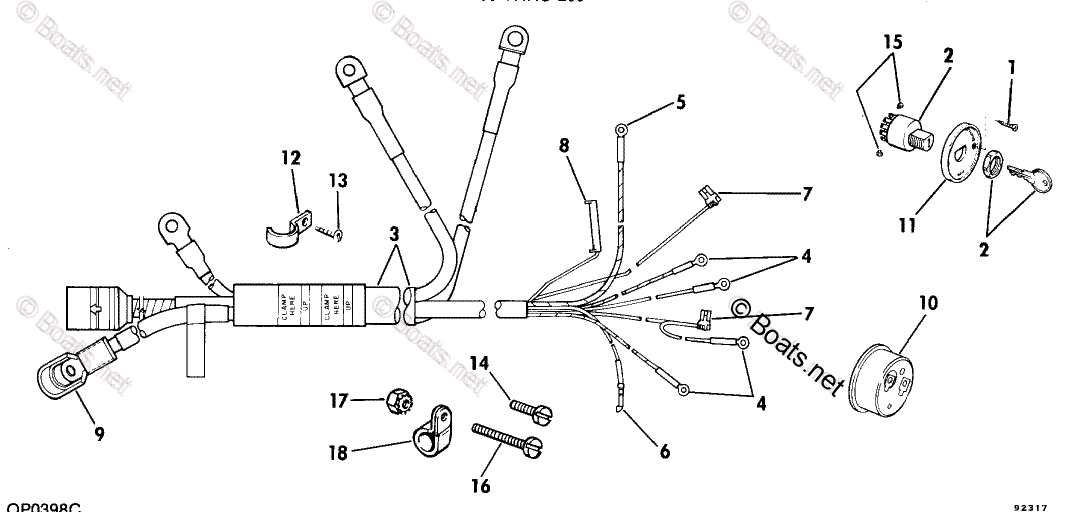 Evinrude Outboard Rigging Parts & Controls by Year 1980 OEM Parts