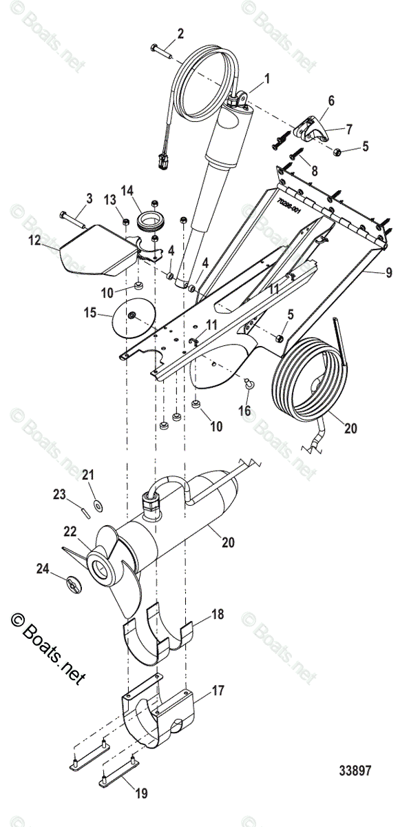 Motorguide Trolling Motor MotorGuide Lenco Series OEM Parts Diagram for ...