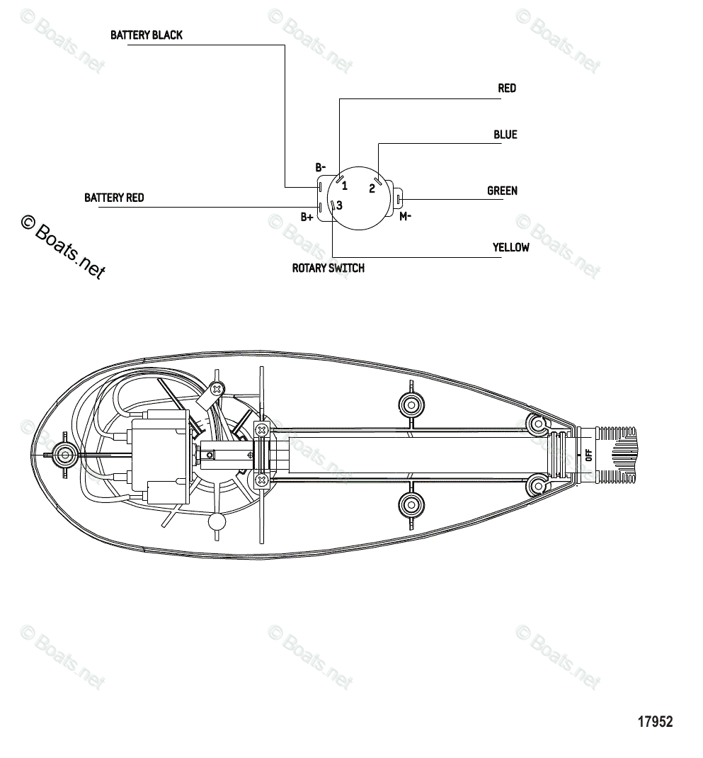 Motorguide Trolling Motor MotorGuide Brute Series OEM Parts Diagram for Wire  Diagram(Brute 46HT) (12 Volt) | Boats.net Wiring Diagram for 24 Volt Trolling Motor Boats.net