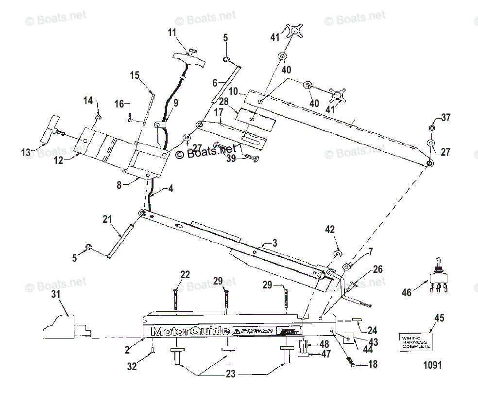【AND A ASH】Parts BOW 01 Kawasaki Motorcycle 2001 OEM Parts Diagram for SWINGARM