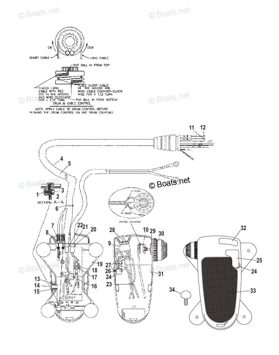 Trolling Motor Tour Pinpoint Series OEM Parts