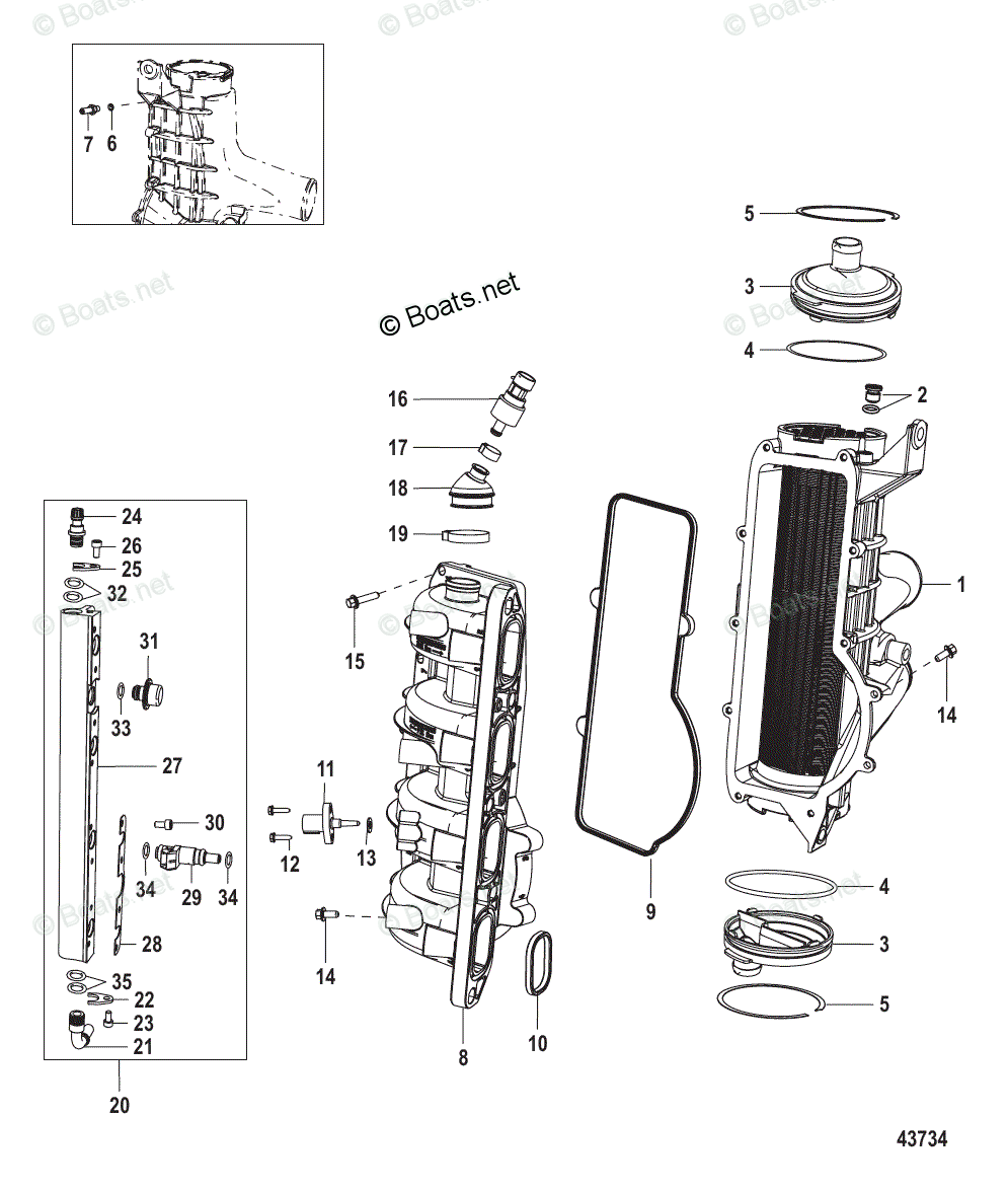 Mercury Mercury & Mariner Outboard Parts by HP & Liter 150HP OEM Parts