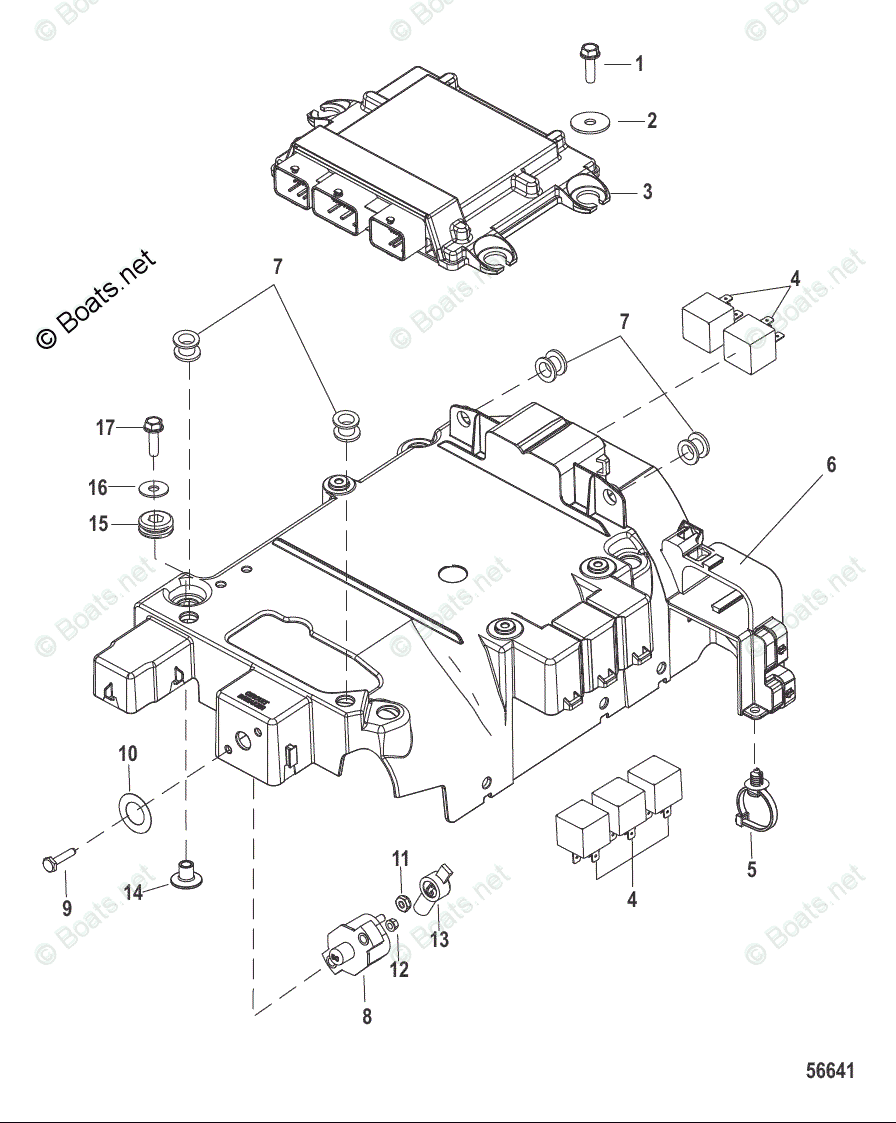 Mercury MerCruiser Sterndrive Parts by Size & Serial Engines - Gas OEM
