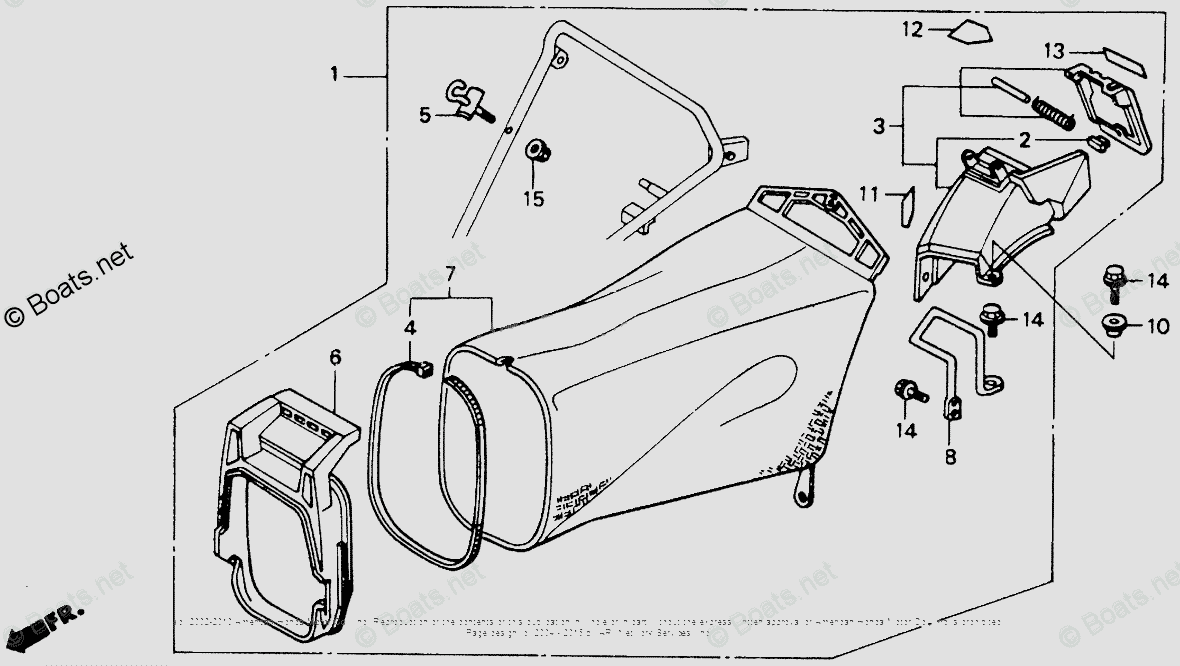 Honda Lawn Mowers HRS21 PA VIN VA21000001 TO VA26000000 OEM Parts
