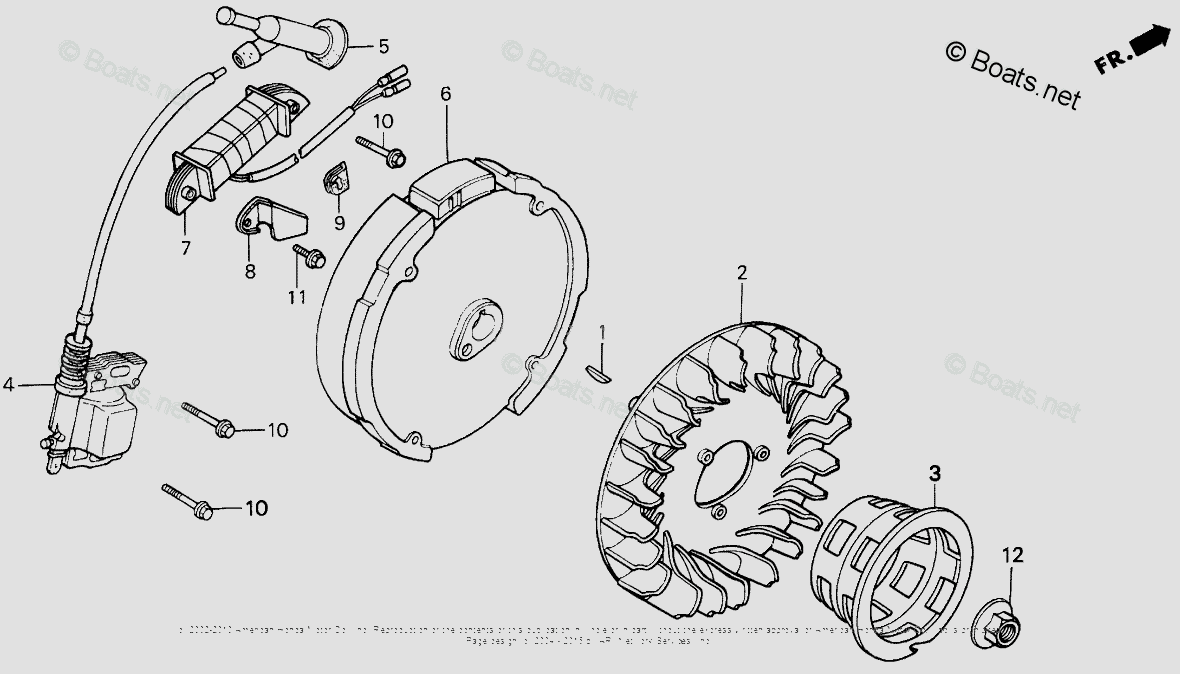 Honda Generators EX2200 A VIN EA21000001 OEM Parts Diagram for