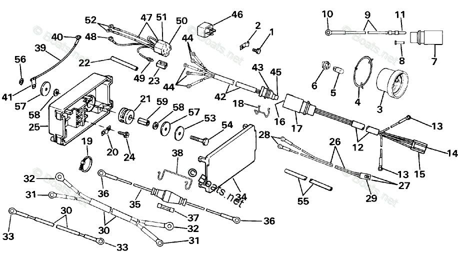 Evinrude Outboard Parts by Year 1984 OEM Parts Diagram for Power Trim