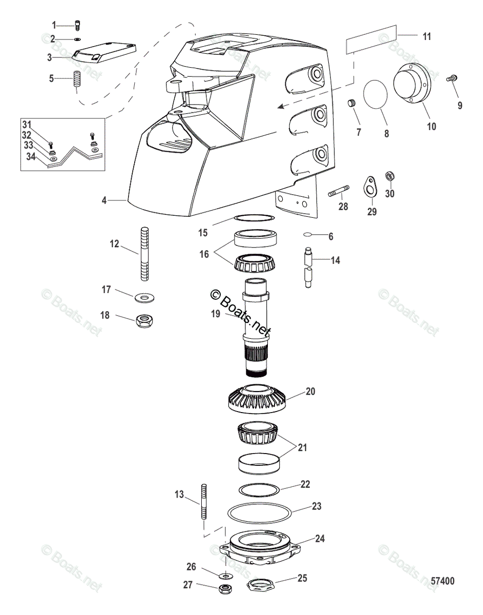 Mercruiser Sterndrive Parts Diagram