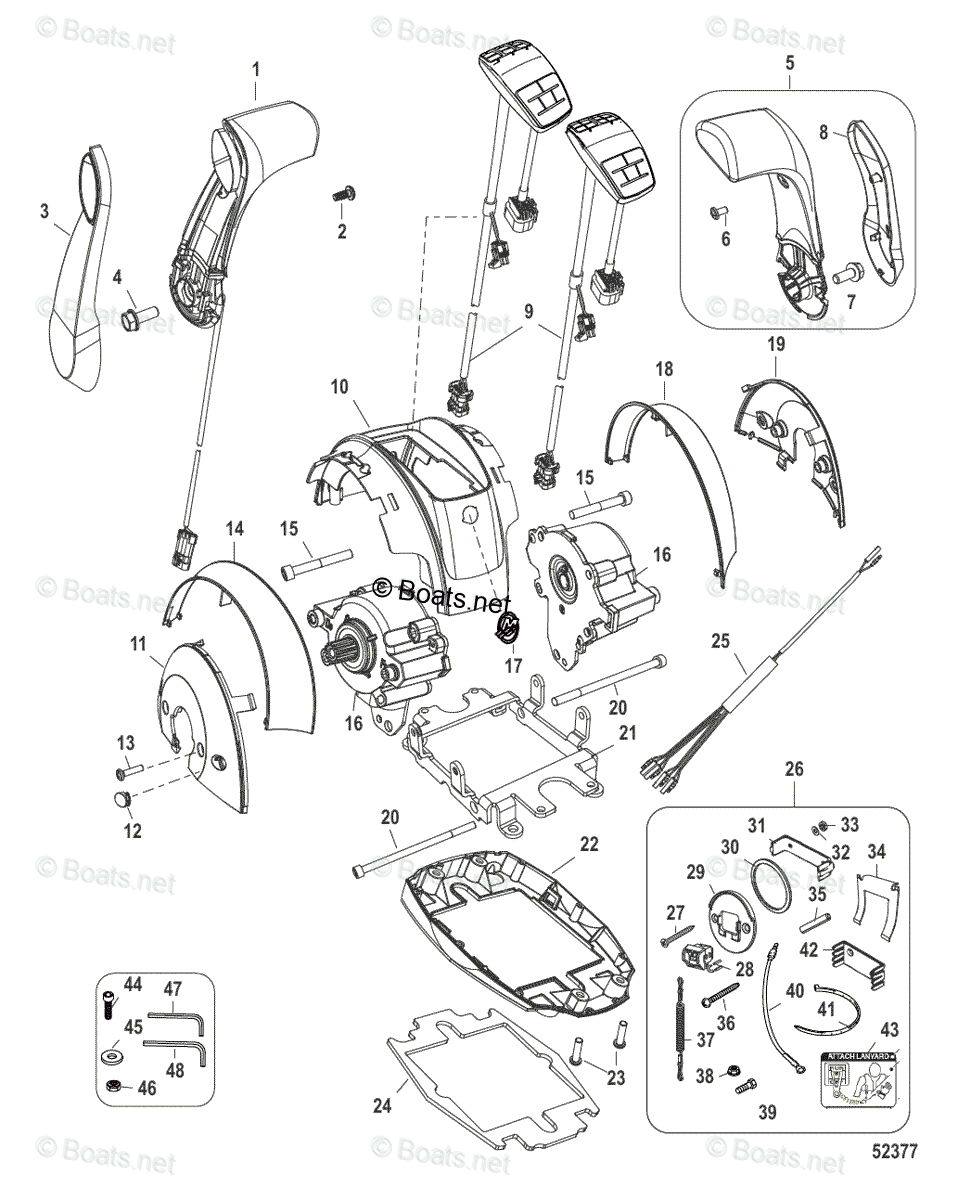 Mercury Rigging Parts & Accessories Remote Controls and Components OEM ...