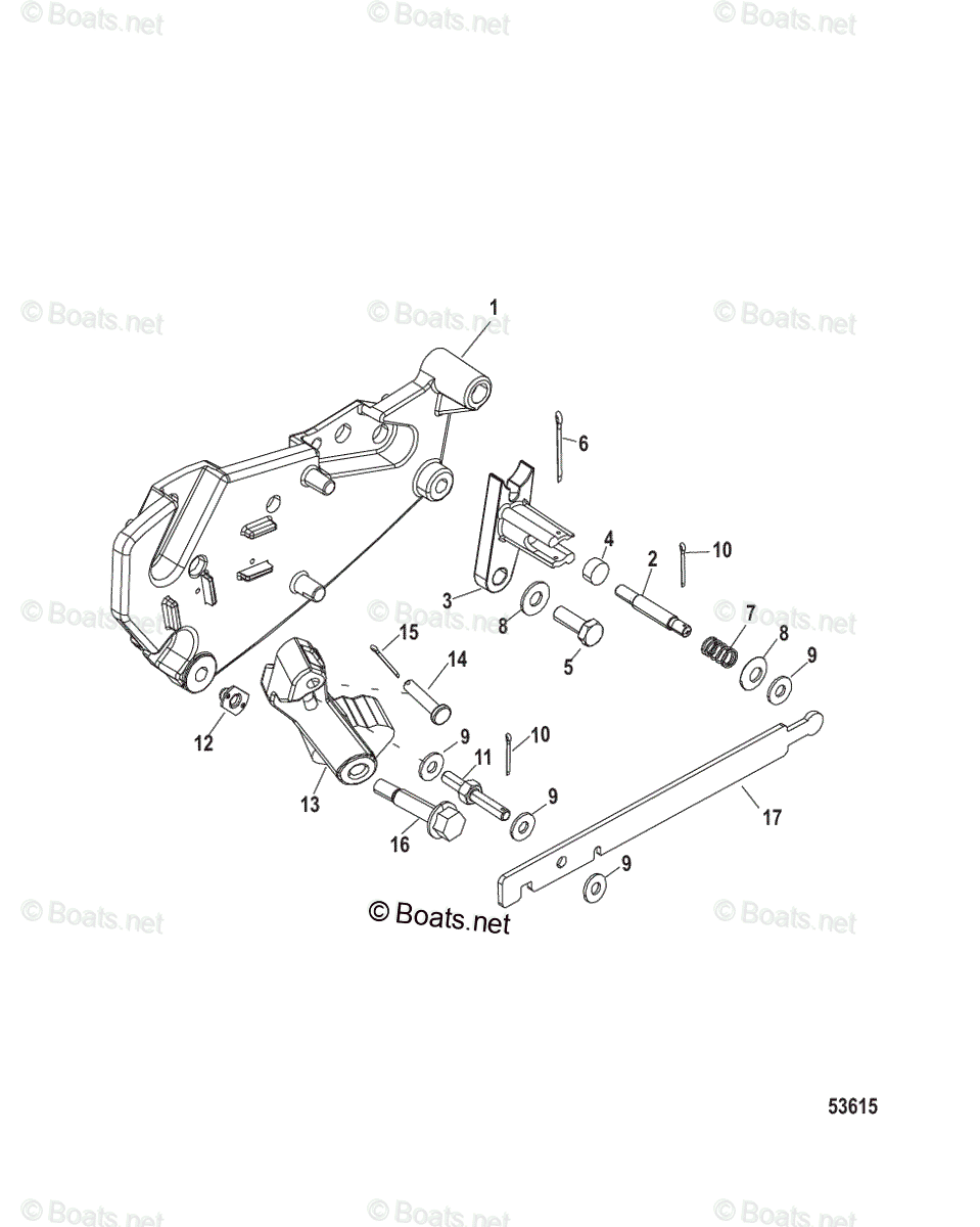 Mercruiser Inboard Diesel Engines OEM Parts Diagram for