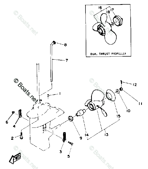 ◼️◼️後期部品一式◼️◼️ Yamaha Outboard 1993 OEM Parts Diagram for Lower-Drive 2 | boats.net