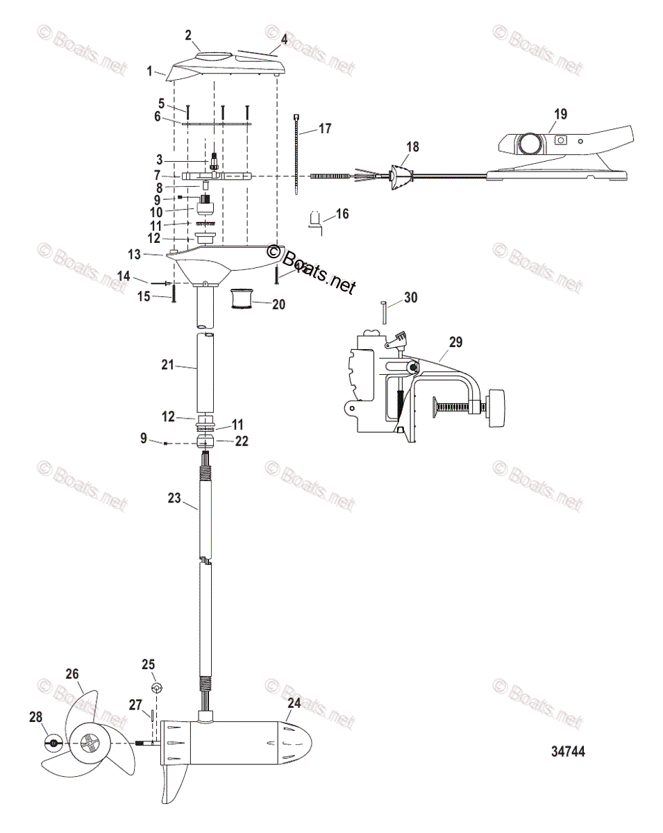 Motorguide Trolling Motor MotorGuide Bulldog Series OEM Parts Motorguide Trolling Motor MotorGuide Bulldog Series OEM Parts