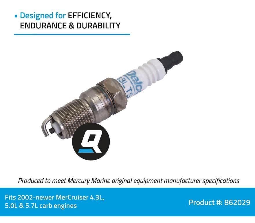 MERCURY OEM QUICKSILVER ACDELCO MR43LTS SPECIALTY MARINE SPARK